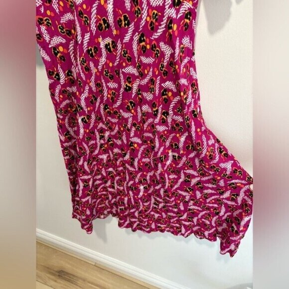 DIANE VON FURSTENBERG - Jenna Printed Crepe Dress - Picture 2 of 8